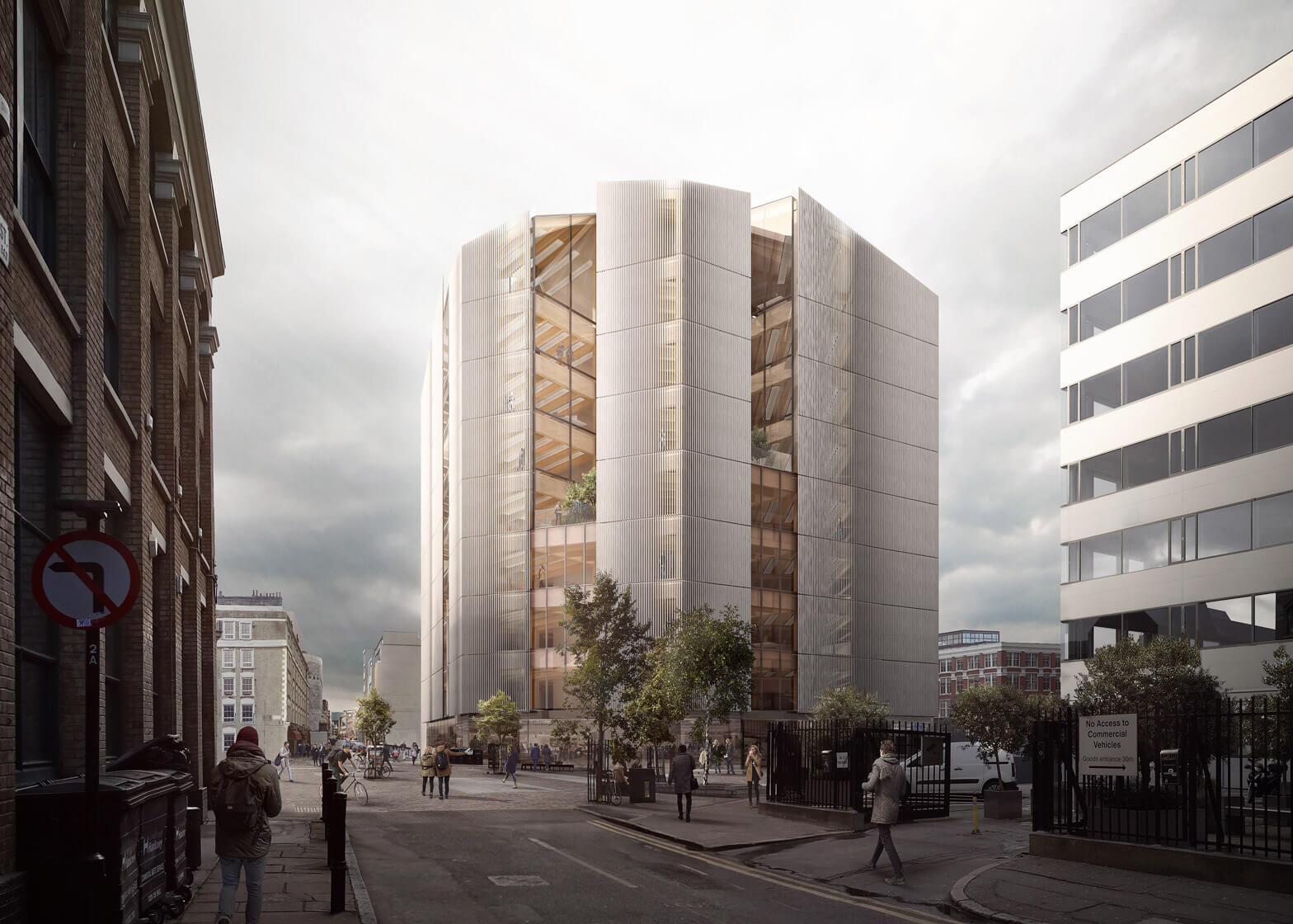 Office Architecture: Shoreditch Timber Structure