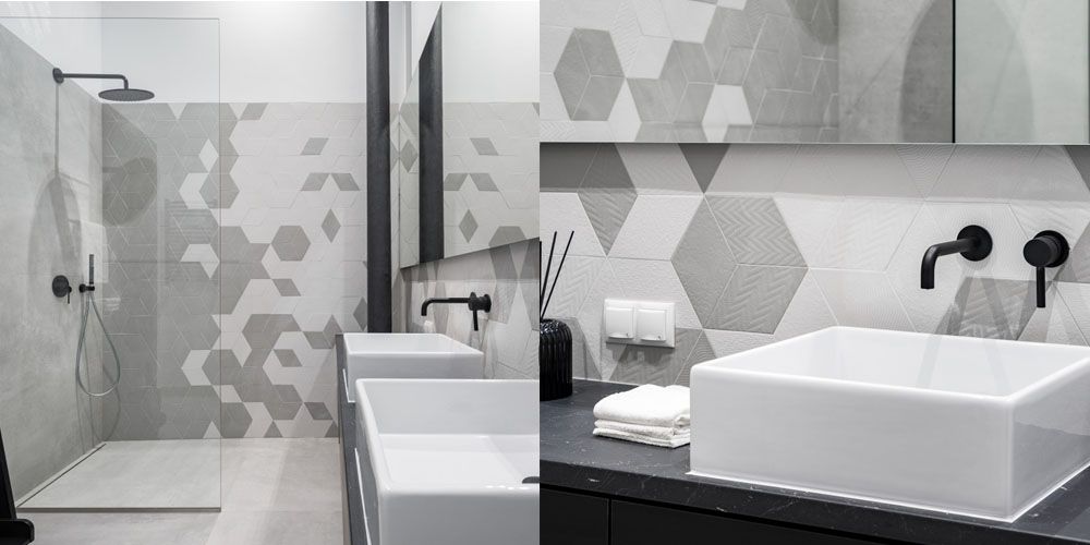 Check Out How Lovely This Modern Monochrome Bathroom is