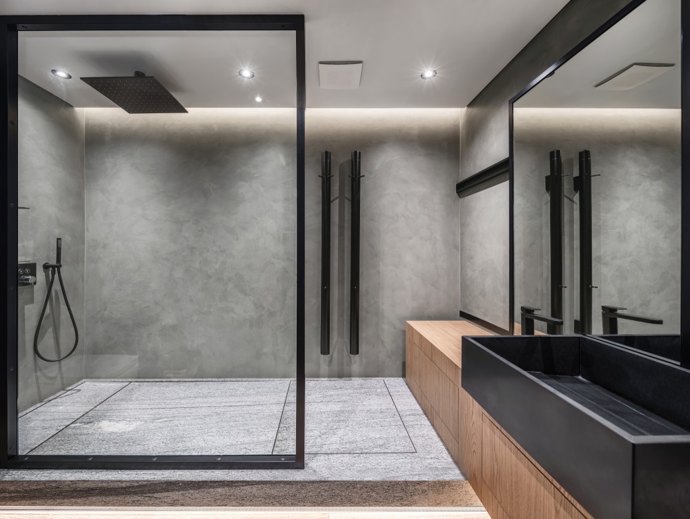 Why You Should Try Black-Framed Bathroom Dividers