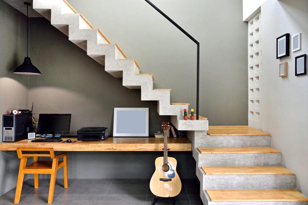 L-shaped staircase designs