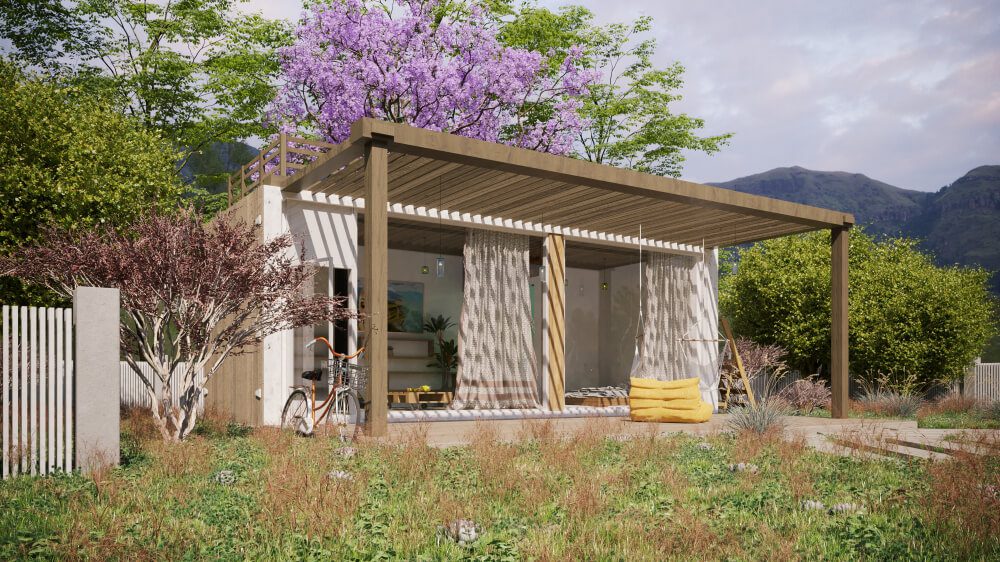 luxury shipping container house