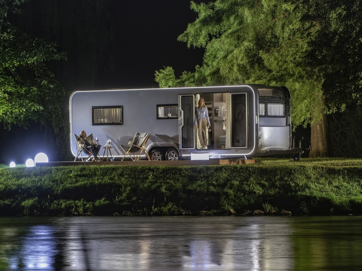 modern caravan home for travelling