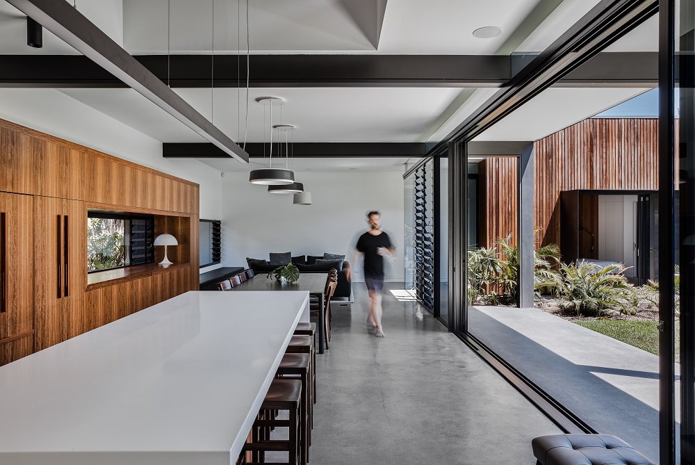 indoor-outdoor kitchen design