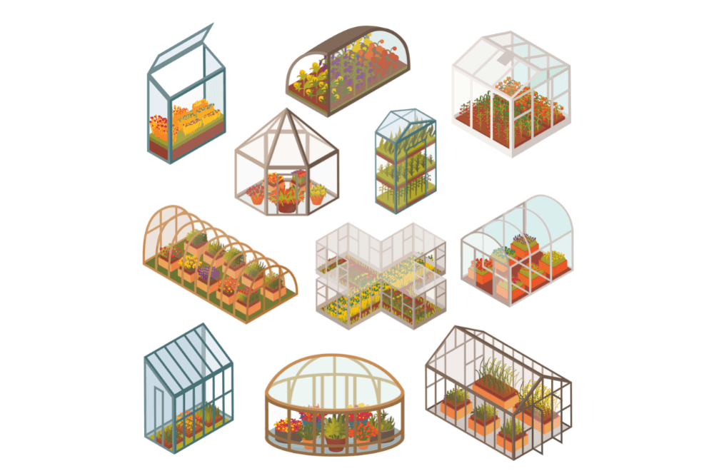 greenhouse roof shapes