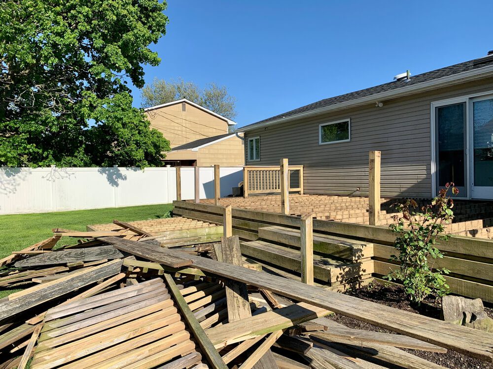 backyard decking cost of renovation