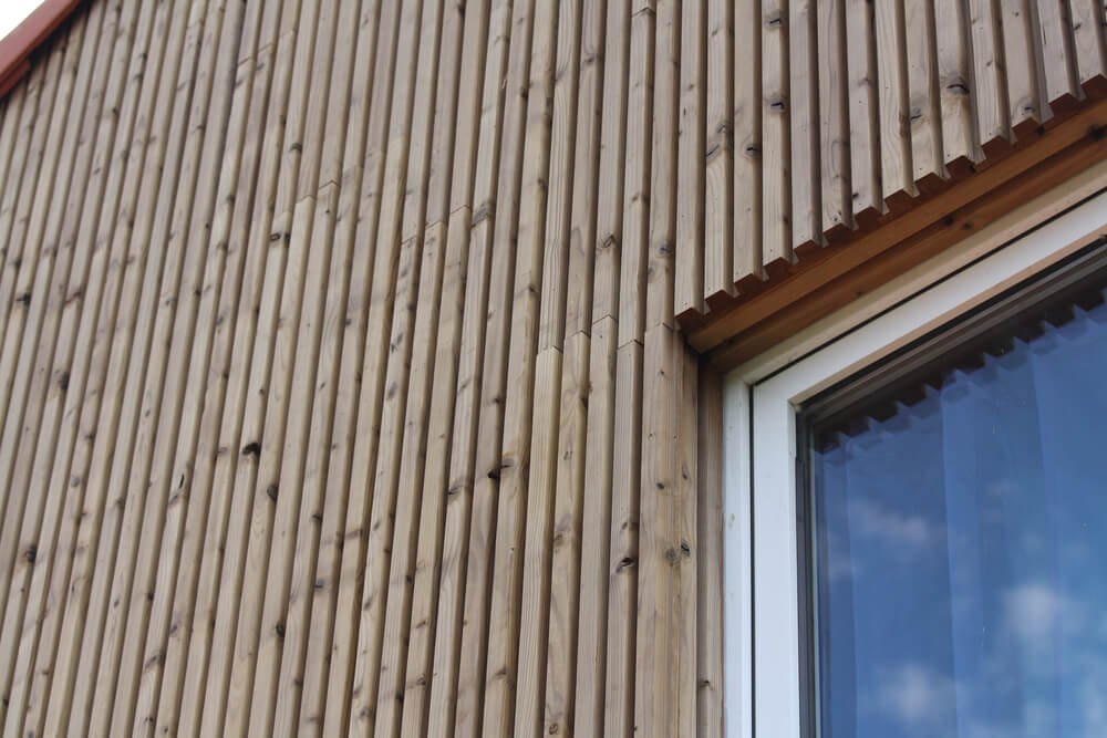 thermally modified wood cladding