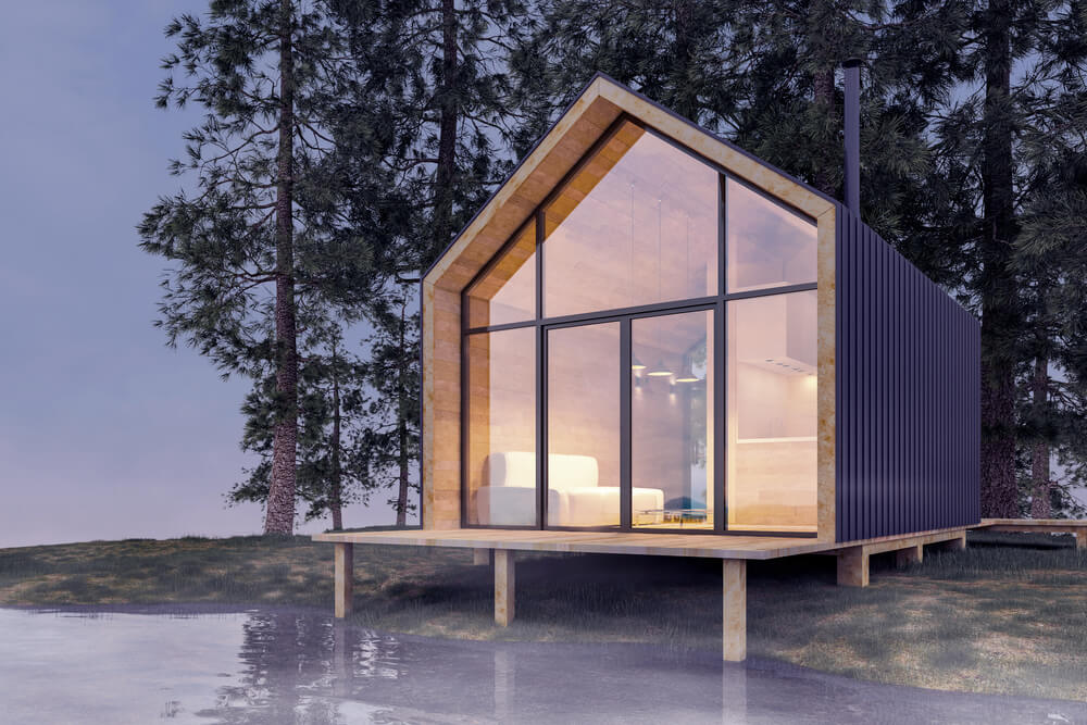 modern Australian house designs: lake house